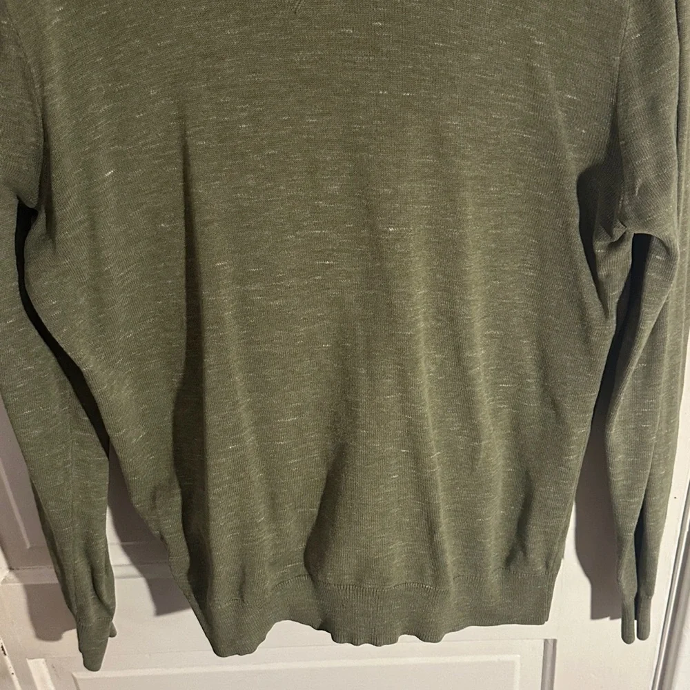 J. Crew Olive Green Crewneck Sweater